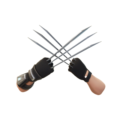 Fortnite x Marvel: Wolverine Adamantium Claws Pickaxe